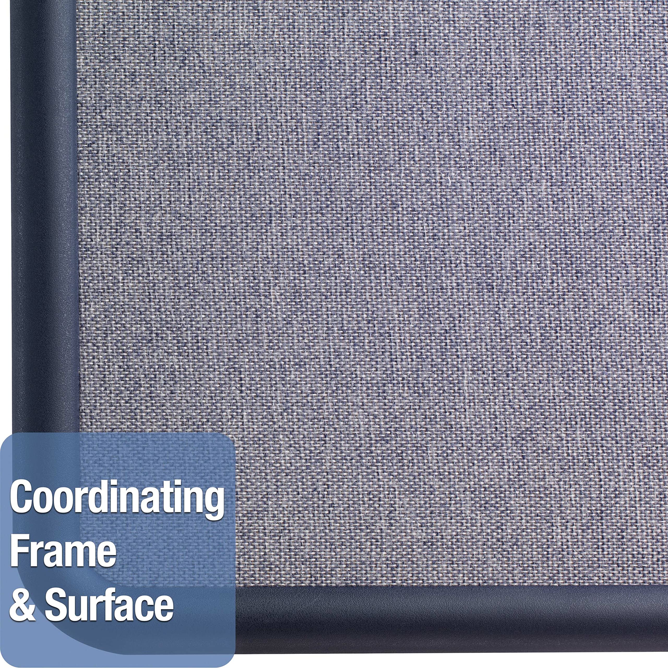 Amazon.com : Quartet Contour Fabric Bulletin Board, 4' x 3', Blue